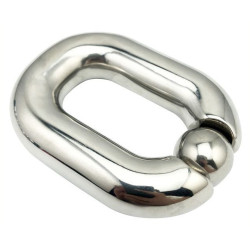 MenSteel Ballstretcher en métal Oval Ball M 45 x 25mm - 425g